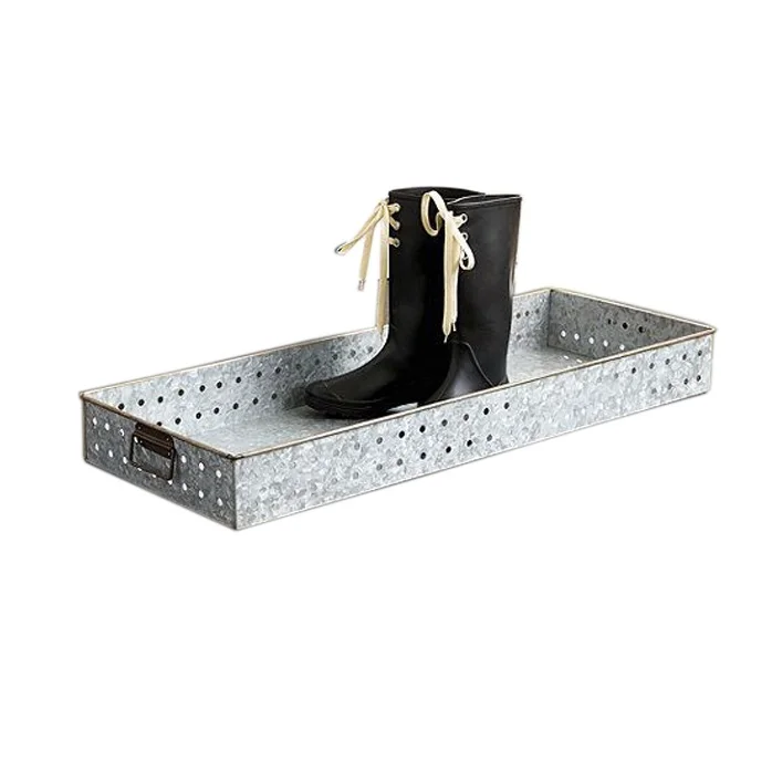 Galvanized Boot Tray