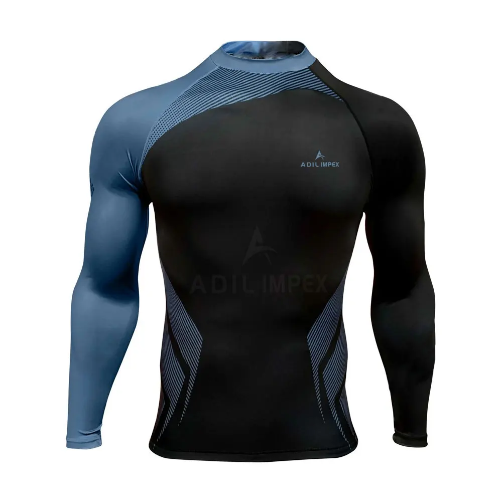 High Quality Men Compression Swimming Wear Rash Guard Customized Design