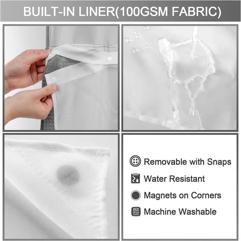 Snap in liner detail