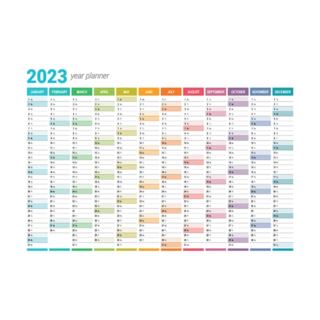Dry Erase 2024 Calendar Annual Planner Model3 Reusable Durable Polystyrene Material Holds The