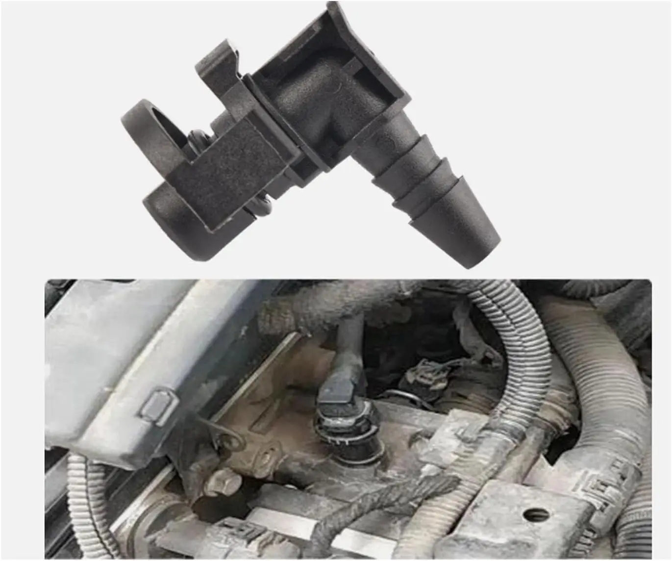 thumbnail image 2 of 5-Pack Chevy Sonic Throttle Body Heater Hose Connectors – Inlet – Replaces 55354565 2 of 6