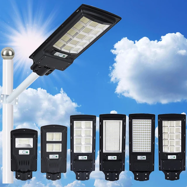 100w 150w 200w 300w 400w 1000w road highway commercial all in one integrated led waterproof outdoor solar street light with pole