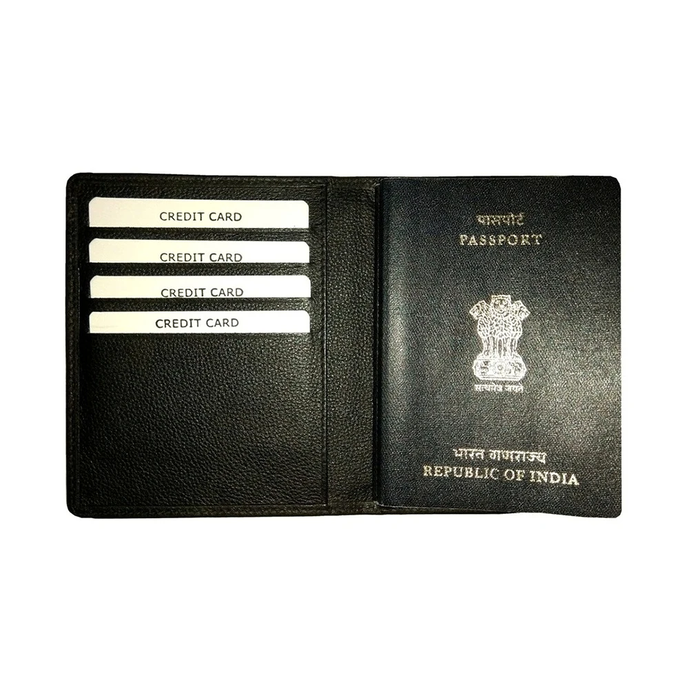 Купите новейший ассортимент кожаных обложек для паспорта и держателей вакцины из Индии