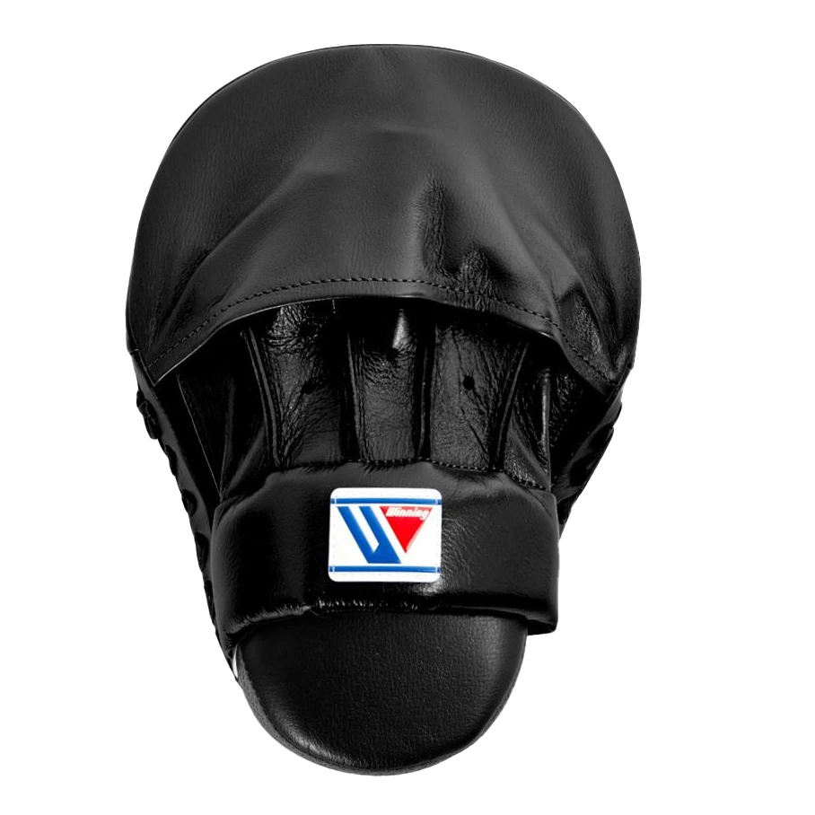 Pro Leather Boxing Punching Mitts Custom Printed Focus Pads Super