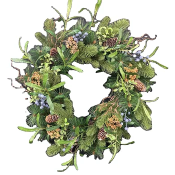 wholesale christmas garlands and wreaths ZR3574