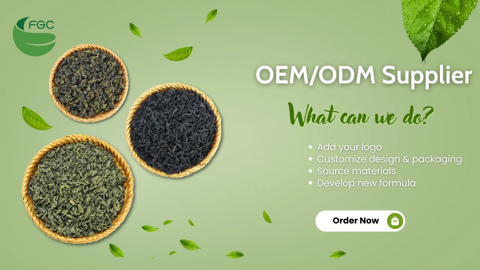 Vietnam Products Green Leaf Pekoe Matcha Wholesale High Caffeine Tea