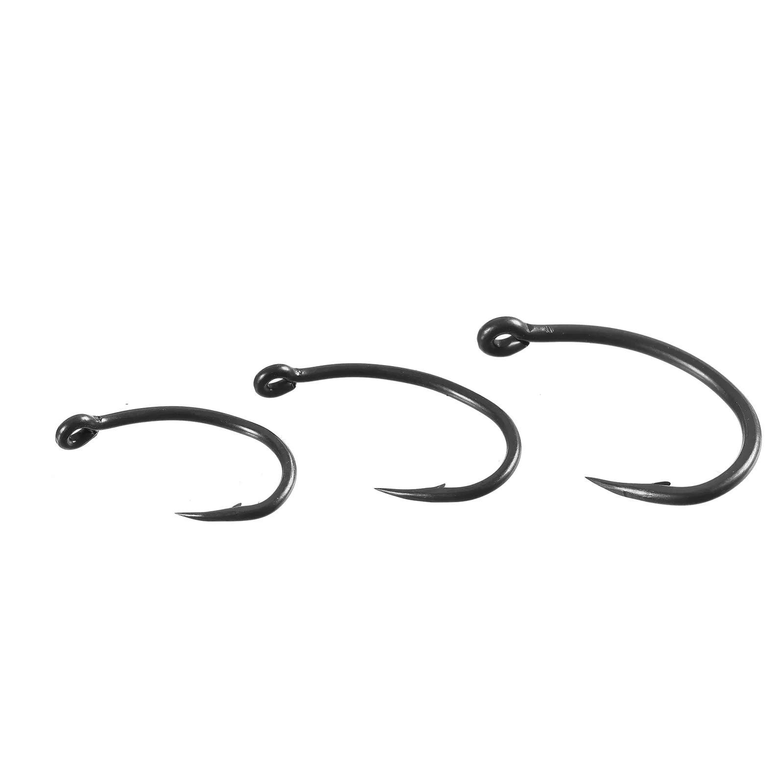 Carp Fishing Hooks with Anti-Rust Coating, Barbed Design, and High Penetration for Secure Hooking in All Water Conditions