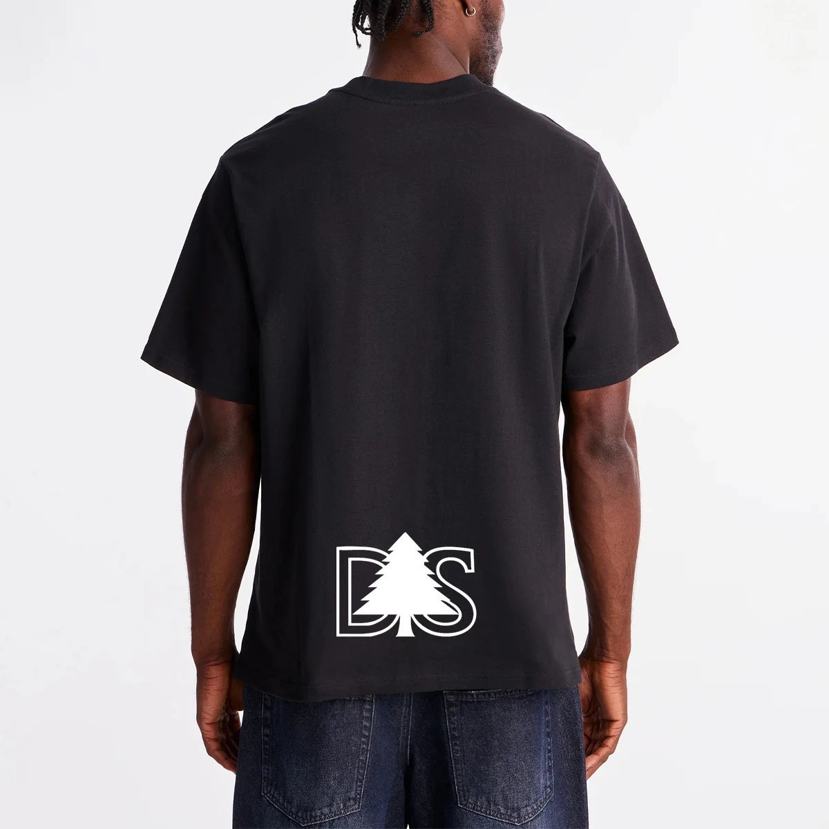 Streetwear T Shirt Men Oversized Heavy Cotton 240gsm Blank Crew Neck Tee Bulk Wholesale