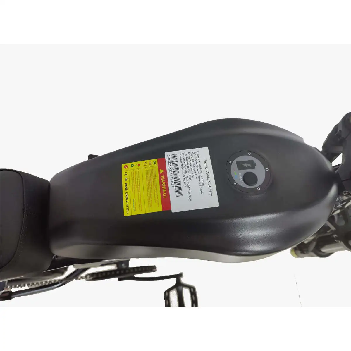 SMLRO U8 PLUS Dual Motor & Dual Battery (48V 21Ah & 19.2Ah) Electric Bike-2000W for 3000W Black/Yellow