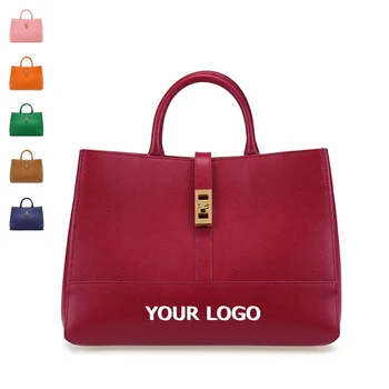 China Manufacturer Trending Custom Logo Ladies Tote Hand Bags Tote Bags New High Quality Pu Leather Luxury Handbags For Women