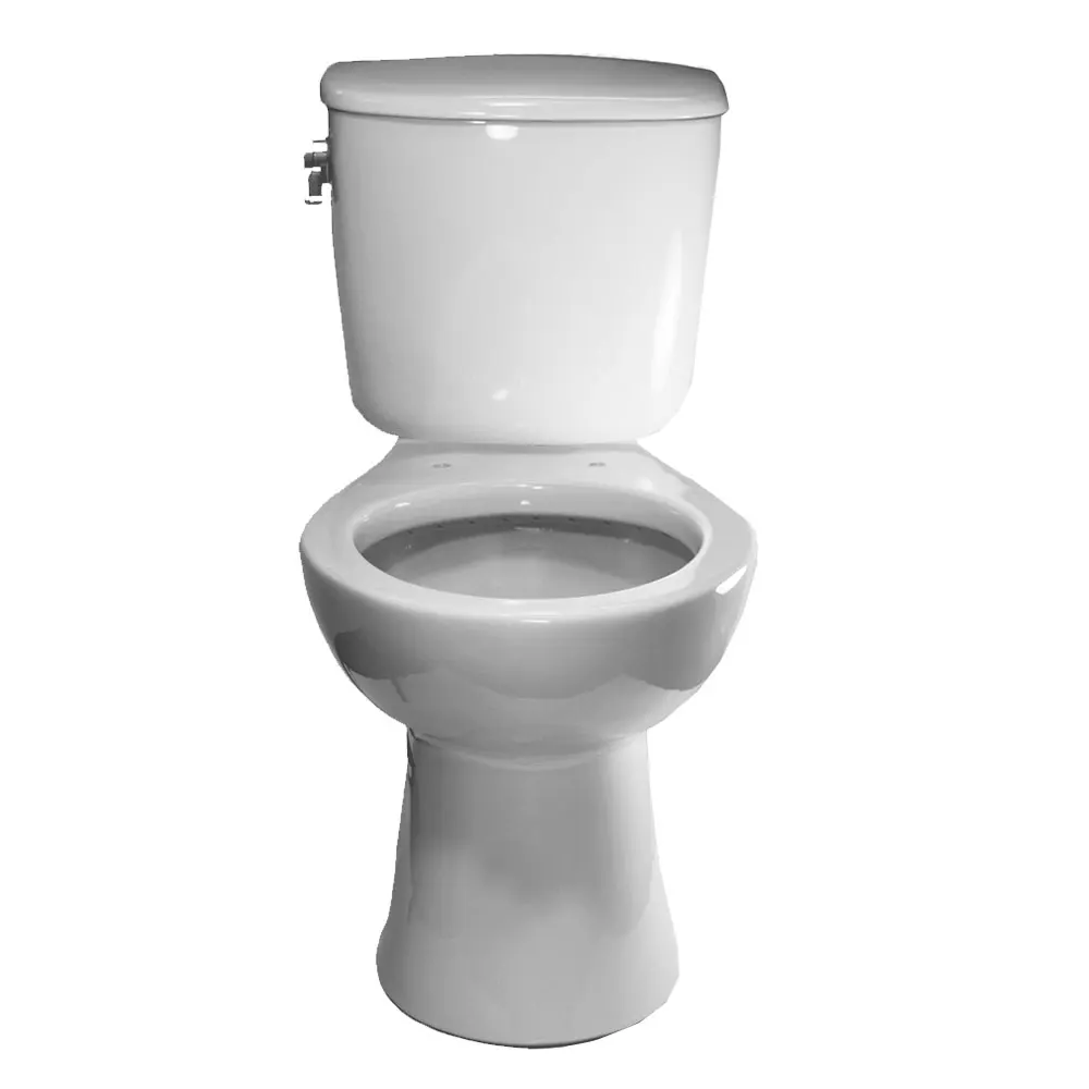 Dual Flush Commode Toilet With Soft Closing Seat Comfort Ceramic Round