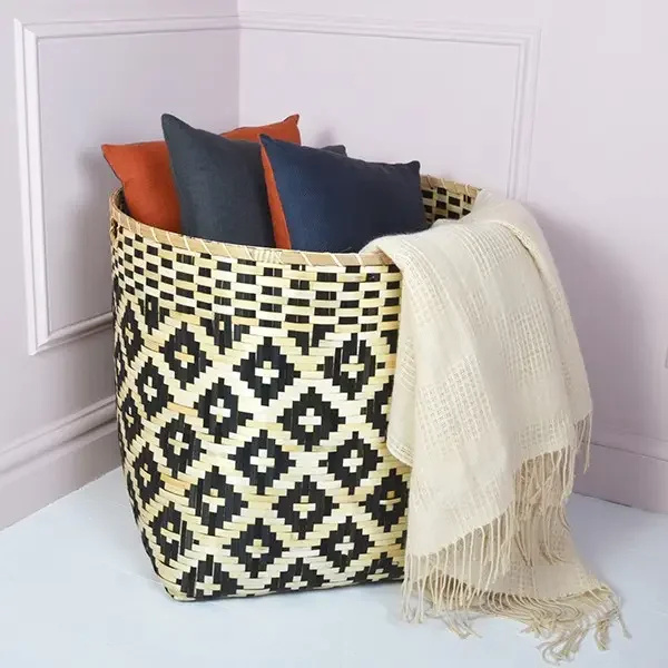 Best Sale Bamboo Basket Vietnam Large Storage Baskets Cheap Wholesale