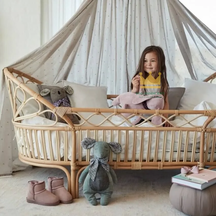 Rattan Bed - Modern Kids Room Furniture with Best Price
