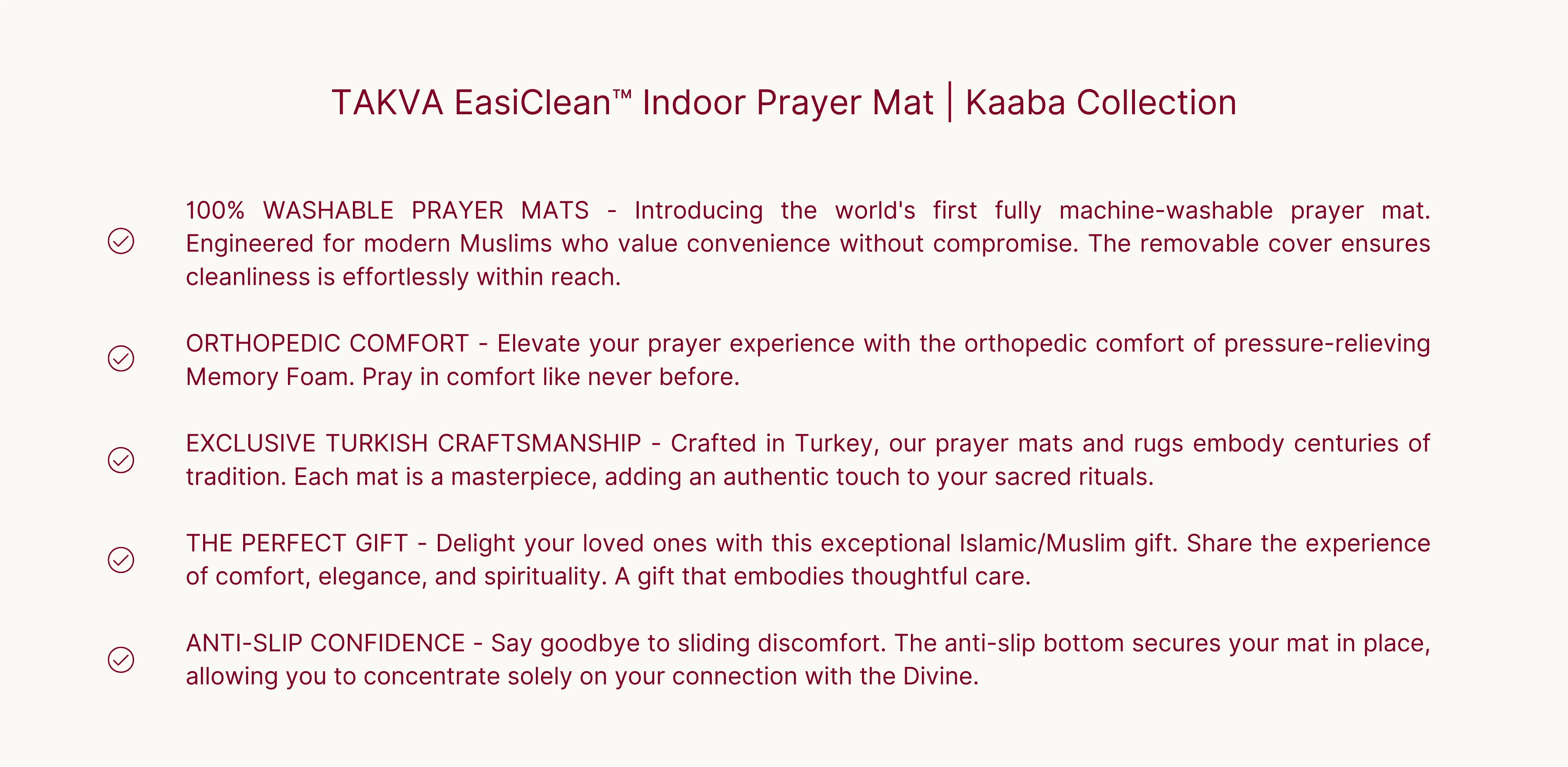 Minimalist Machine Indoor Outdoor Washable Singapore Emerald Mihrab Takva Easiclean Indoor