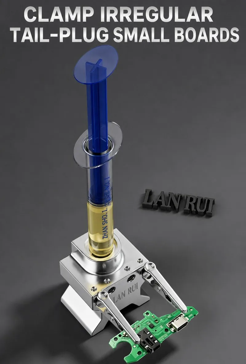 LAN RUI B17 Bright Beast King Kong Clamp Alloy PCB Holding Tool Spring Alligator Repair Clamp for Electronic Board