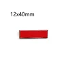 12x40mm silver base with red tape