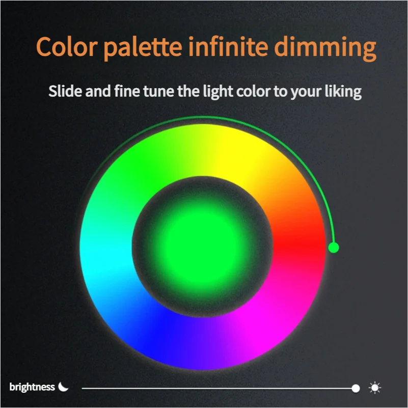 Coral Reef LED Light Smart Control Bubble Bar Dimmable Knob LED Aquarium Coral Reef Light for Coral Fish Sky Blue