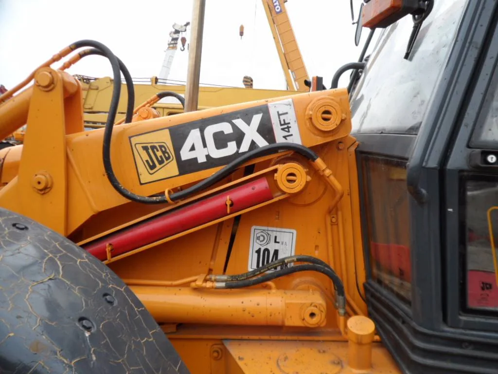 Original TLB Machine JCB 4cx Used Construction Machines Backhoes Loaders with Perfect Working Condition Cheap for Sale