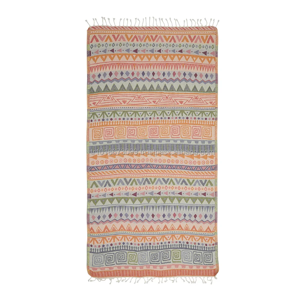 Wholesale Turkish Hammam Beach Towel Kikoy 100 Cotton Peshtamal
