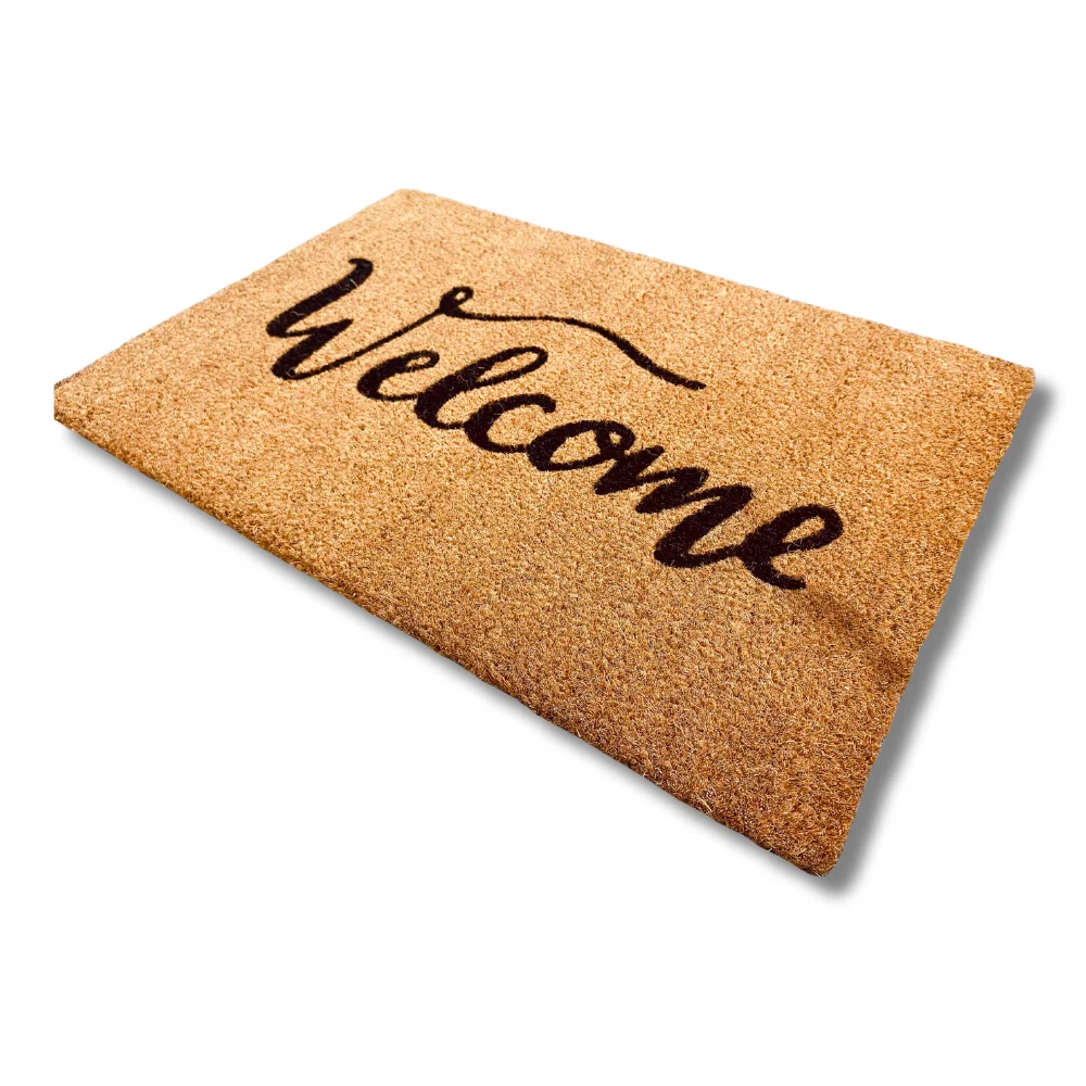 Hot Selling INDOOR MAT / DOOR MAT Eco-Friendly Elegance: Indoor Mat with Anti-Slip Base, 40x60cm, Coconut Fiber