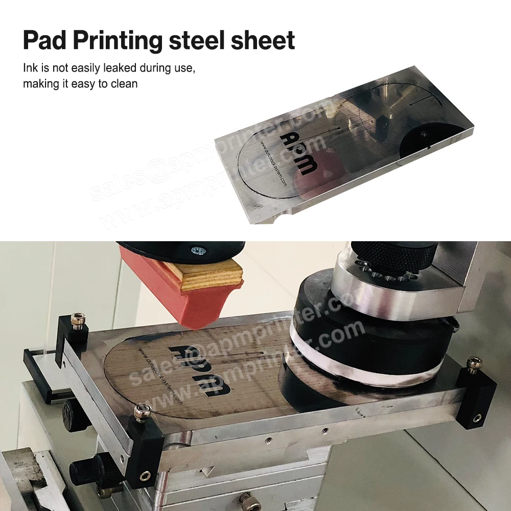 Desktop Tampon Printing Machine for Pad Printing Cloth Glasses Toys Pad Printer