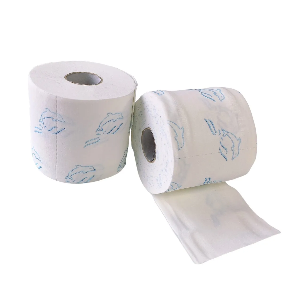 Tissue Toilet Orange Silky Whale Printed Cheap Price Comfortable
