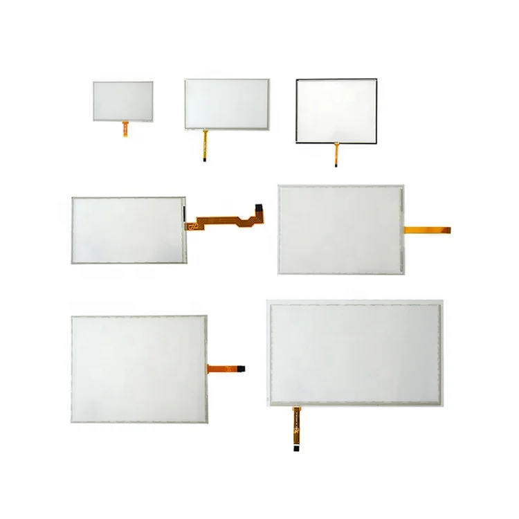 Yunlea 5/7/8.4 /10.4/12.1/12.3/13.3/15/15.6/17/17.3/18.5/19/21.5 Inch Custom Sizes 4 5 Wire Resistive LCD Screen Touch Panel
