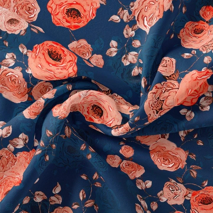 Высококачественная ткань из вискоза для элегантных платьев удобные летние платья Стильные повседневные модные изделия с принтом эластичная подкладка