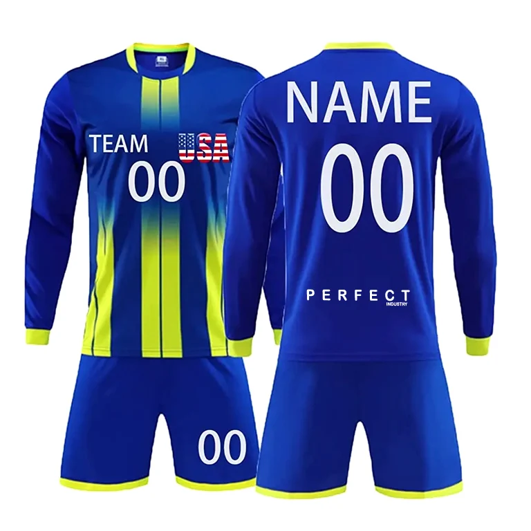 Wholesale Football Clothesfootball Uniform Wear Setsuniform With Custom Logo Quick Dry 