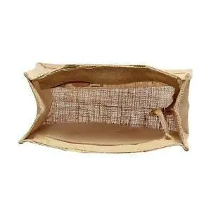 Custom Printed Eco-friendly Jute Bag With Tribal Print Wine Carrier Bag ...