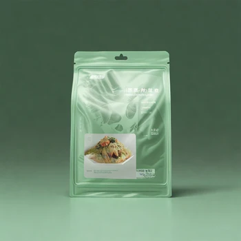 Customizable 8-Side Ziplock Reusable Smell-Proof Printed Logo Mylar Holographic Bag Aluminum Foil Pouch Food Plastic Bag