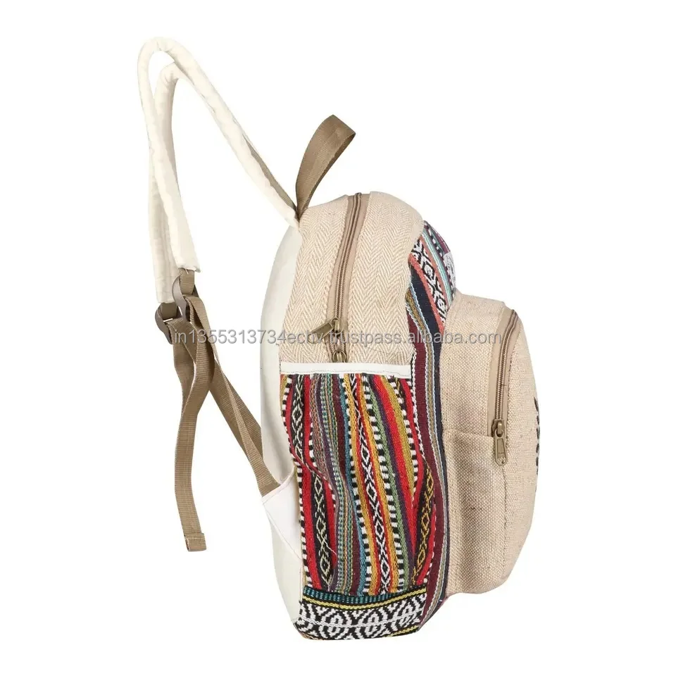 Handmade Himalayan Hemp Backpack - 3 Colours