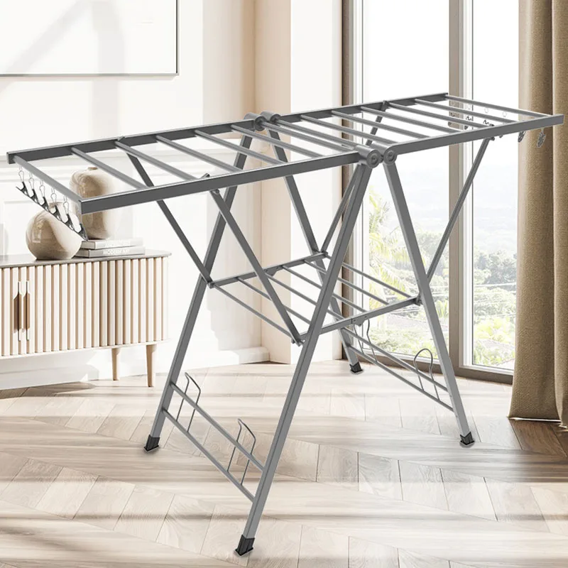 Drying Rack Structur Clothes Drying Rack Foldable, Gullwing Laundry Drying Rack, Metal ...
