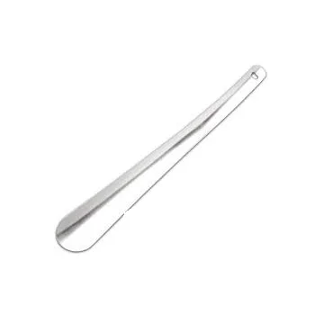 Оптовая Продажа с фабрики разные размеры металлический рожок для обуви помощник по индивидуальному заказу длинный из нержавеющей стали