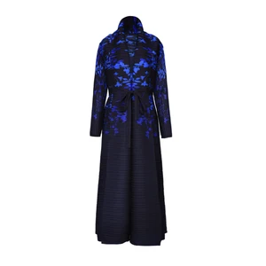 Fast Shipping Abaya Wholesale Clothing Dubai High Quality Polyester Fabric Printed Miyake Pleated Abaya