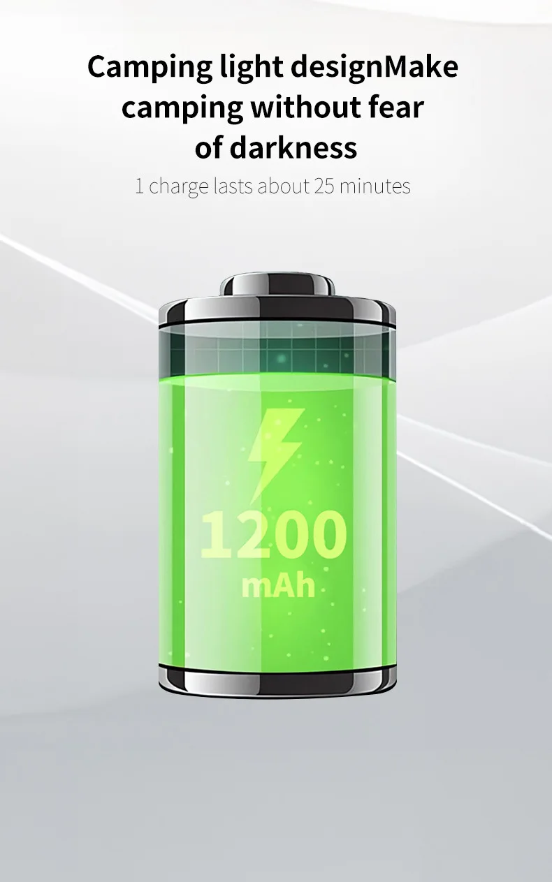 New 3 in 1 Mini air Pump, Household Electric Pump, Small, Fast and Convenient Suction Dual-use Outdoor Camping Light