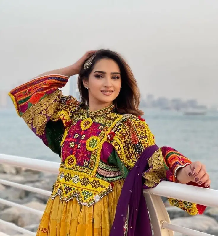 Wedding Style Afghan Kuchi Dress with Bright Colors Festival Wear Tribal  Dress Afghan Kuchi Design| Alibaba.com