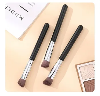 Custom makeup brushes triangle iron highlighting brush