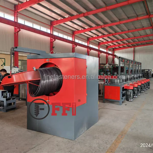  pulley wire drawing machine for wire nails