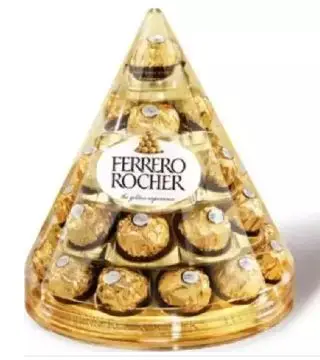 wholesale sweet ball shape chocolate with heart to heart box packing