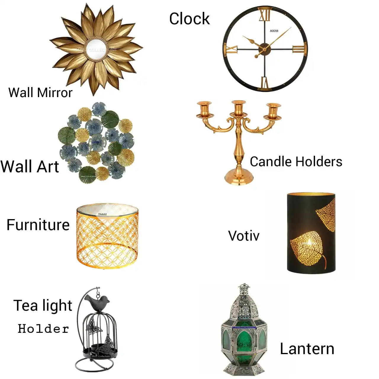 Luxury Mural Made Of Iron Curtis Brass And Metal Shape Customized For