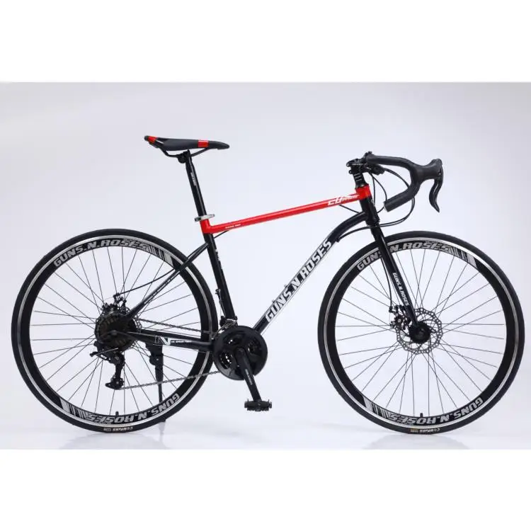 GUNS N' ROSES グリーン ロードバイク Guns N' Roses 700C Road Bicycle - Durable Steel Frame, 21 Speed