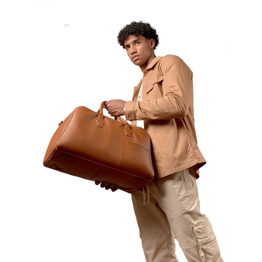 Best Seller Leather Duffel Bags Men Premium Leather Cabin Size