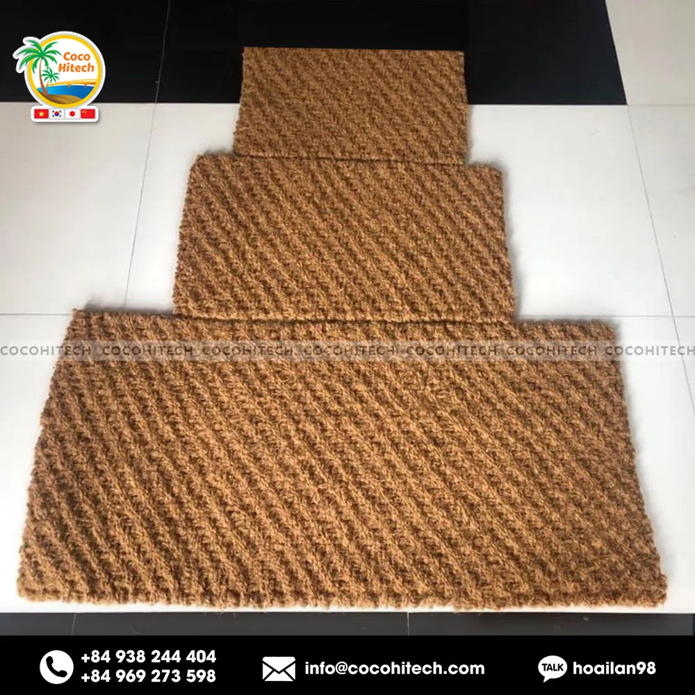 HANDMADE COIR DOORMAT 120 X 60CM IDEAL for EXTERNAL FLOORS and SURFACES QUICK DRYING