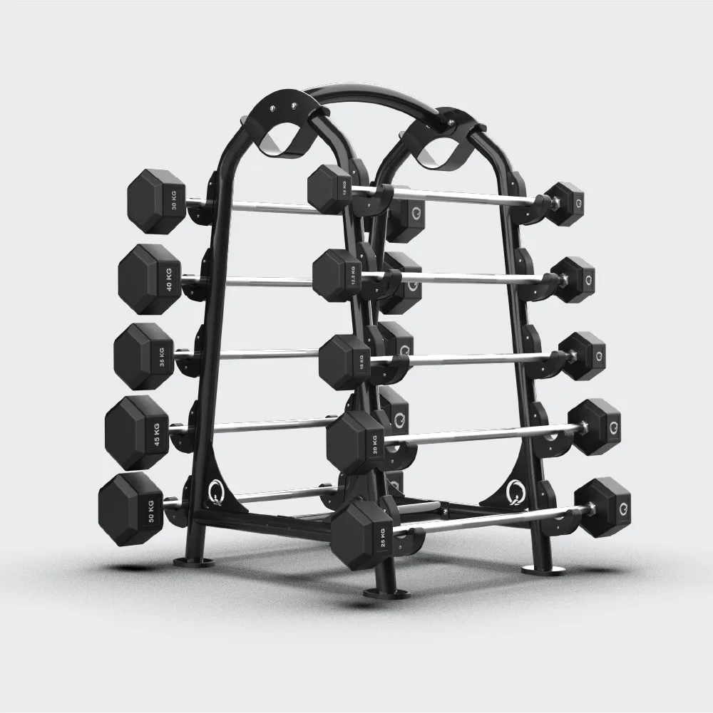 QLI BARBELL STORAGE RACK  Op-tier Home Gym Training Equipment Resembling Commercial Quality Barbell Storage Stand New