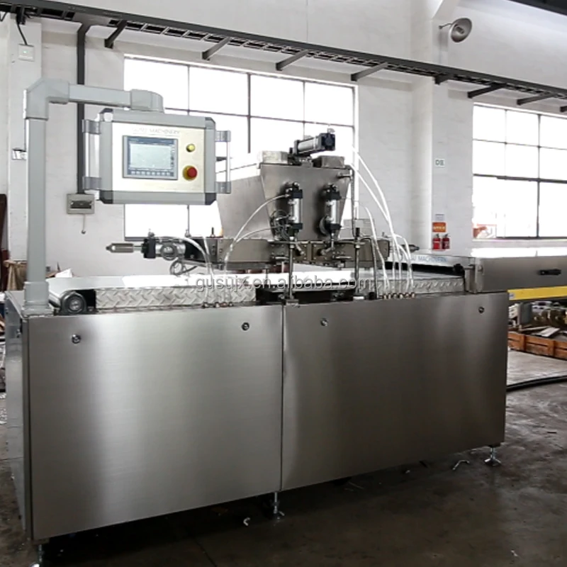GUSU PLC Automatic Chocolate Chip Forming Machine Chocolate Chips Depositing Machine