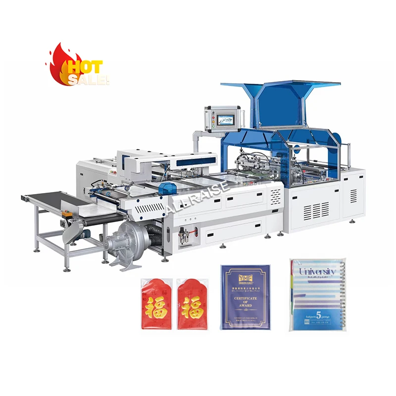 Notebook Bagging Machine With Automatic Paper Counting Automatic Bagging Machine Sack Packer for Calendar Notebook Flat Product