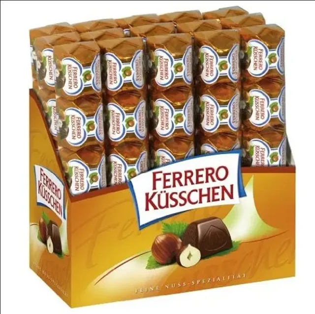 Ferrero Kusschen - Premium Solid Chocolate with Nuts