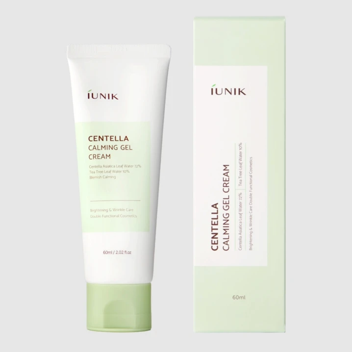 Iunik Centella Calming Gel Cream Vegan Face Moisturizer Face Cream