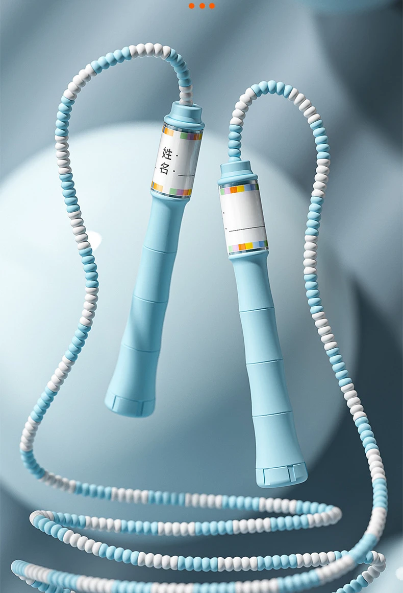 Adjustable PVC Beaded Jump Rope for Kids Aerobic Exercise Speed Speed ...
